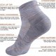 Men's 90% Wool Athletic Thin Running Moisture Wicking Socks, 3 Pairs
