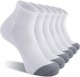 6 Pack Men's Ankle Socks with Cushion Athletic Running Socks