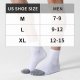6 Pack Men's Ankle Socks with Cushion Athletic Running Socks